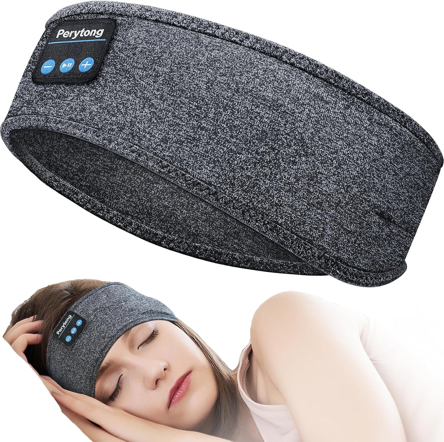 Bluetooth Sports Headband Headphones with Ultra-Thin HD Stereo Speakers Perfect for Sleeping, Workout, Air Travel, and Much More