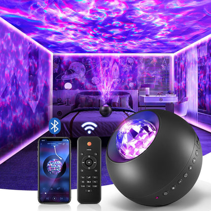 Galaxy Projector 240 Lighting Modes/15 White Noise/Bluetooth Music Galaxy Projector 