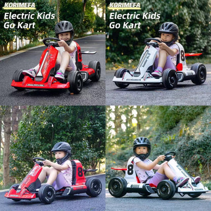 12 Volts Kids Electric Ride-On Car with Remote Control, Outdoor Go-Kart  (Max Speed 5 Mph)