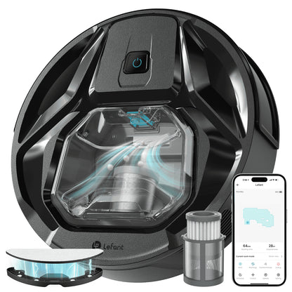 M320 Robot Vacuum Cleaner and Mop -  240Mins Runtime, for Pet Hair and Hard Floors