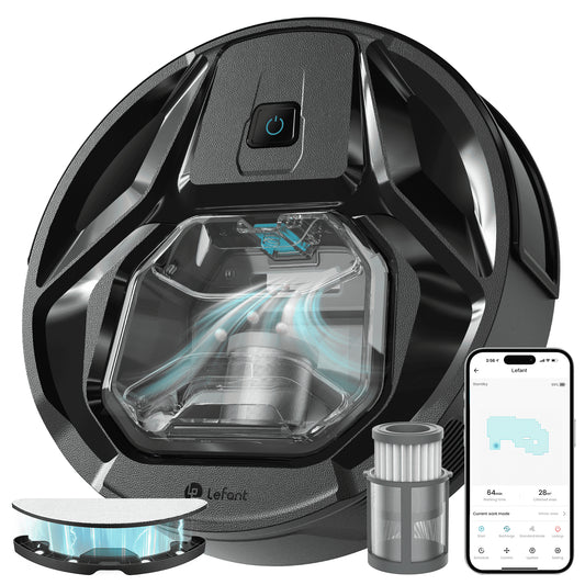 M320 Robot Vacuum Cleaner and Mop -  240Mins Runtime, for Pet Hair and Hard Floors