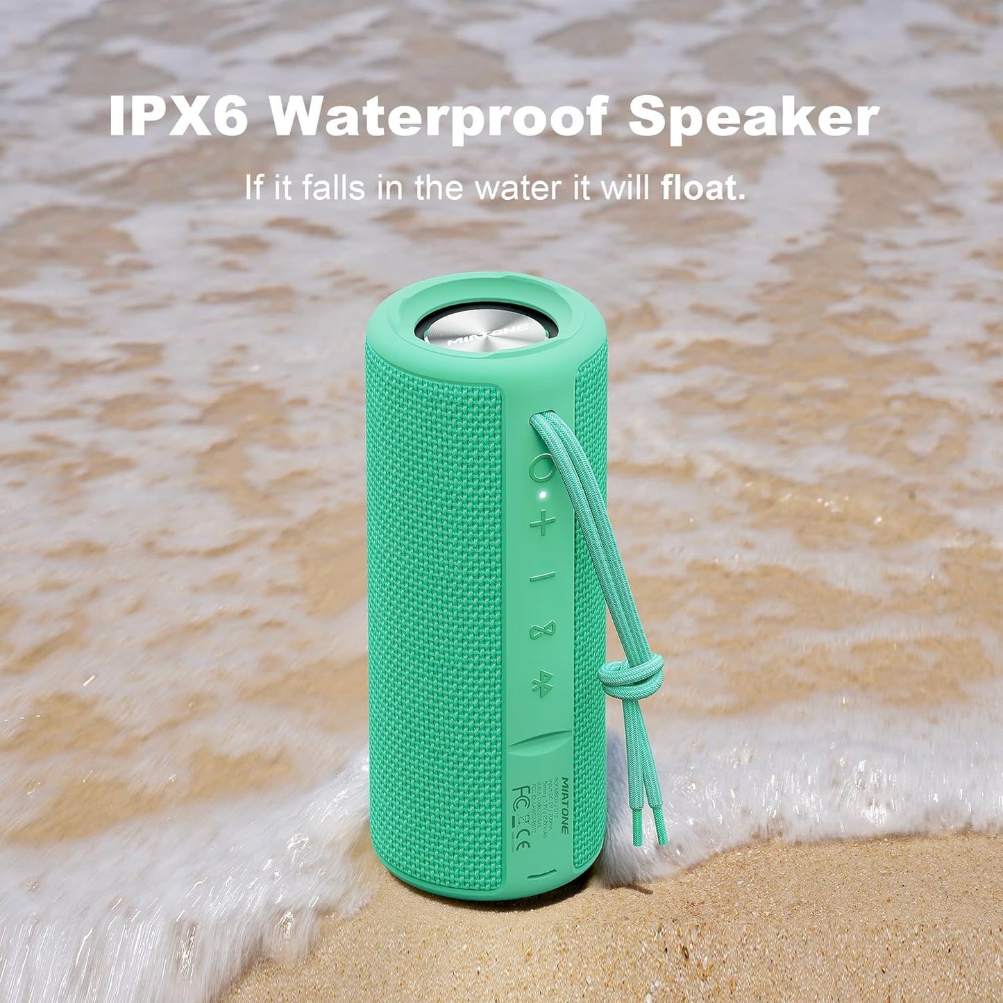 Outdoor Waterproof Portable Bluetooth Speaker - Green