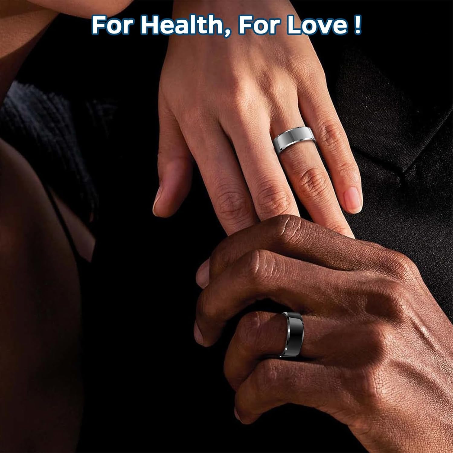Waterproof Fitness Smart Ring for Health, Sleep, Heart Rate Tracking, and More 
