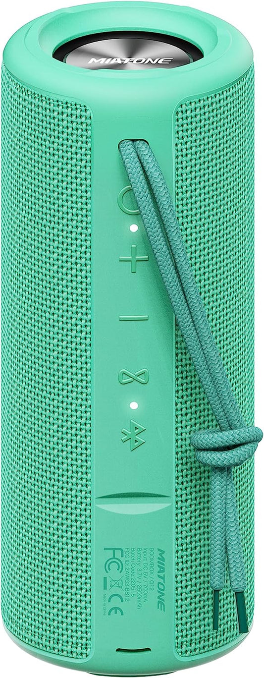 Outdoor Waterproof Portable Bluetooth Speaker - Green