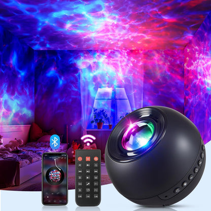 Galaxy Projector 240 Lighting Modes/15 White Noise/Bluetooth Music Galaxy Projector 