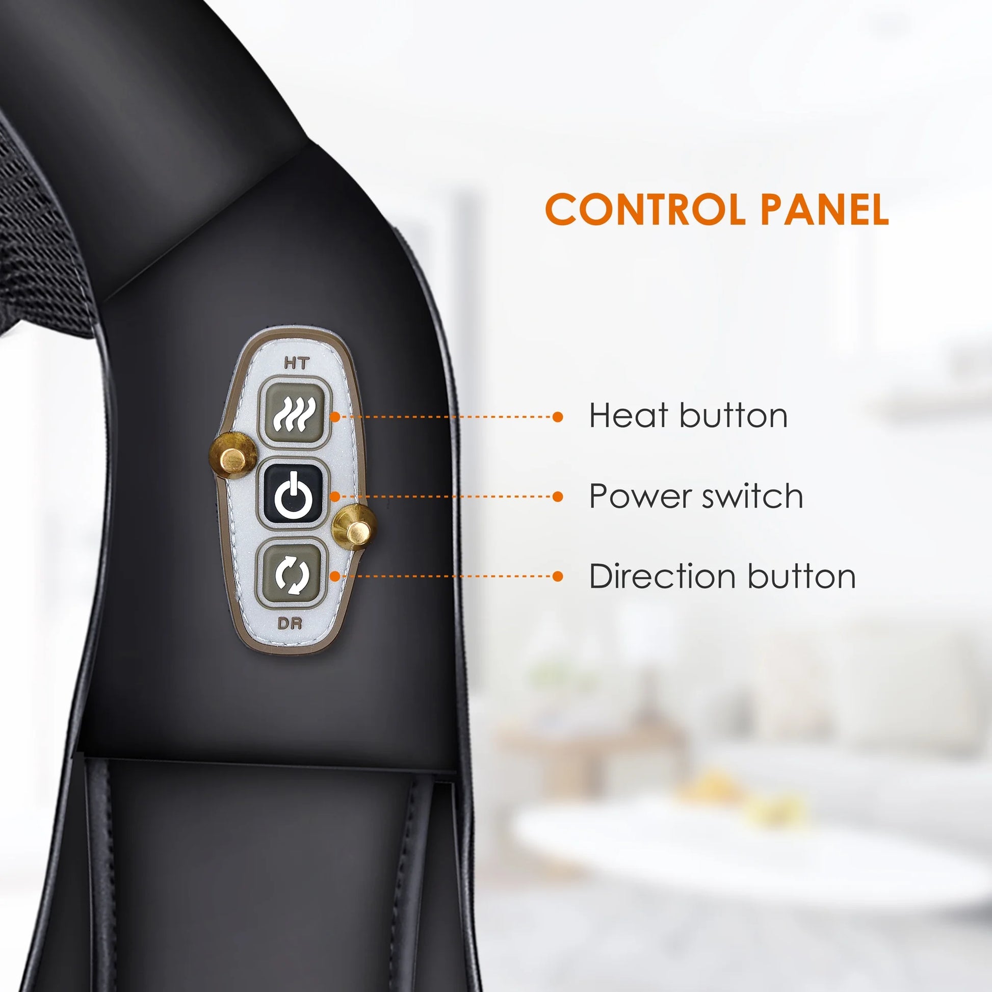 Shiatsu Shoulder Neck Massager with Heat, 4D Deep Kneading Back Massager 