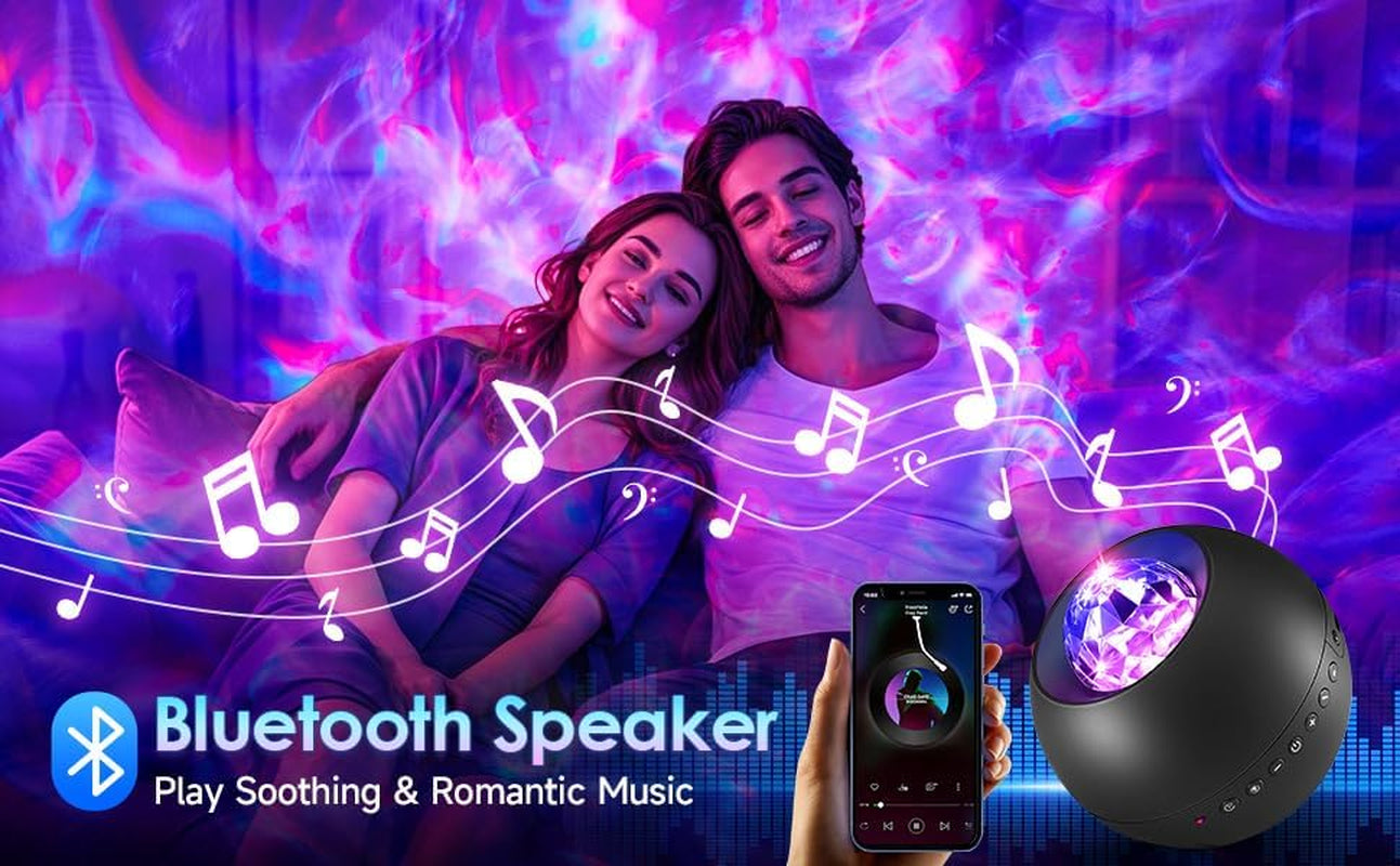 Galaxy Projector 240 Lighting Modes/15 White Noise/Bluetooth Music Galaxy Projector 