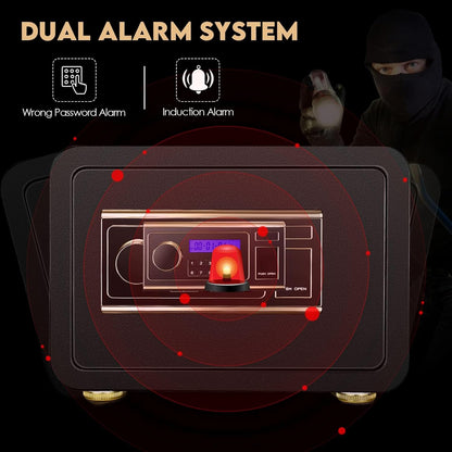 Fireproof Safe Biometric Safe Box Fireproof Waterproof 1.4 Electronic Digital Security Safe with Fireproof Bag Fire Proof Safe