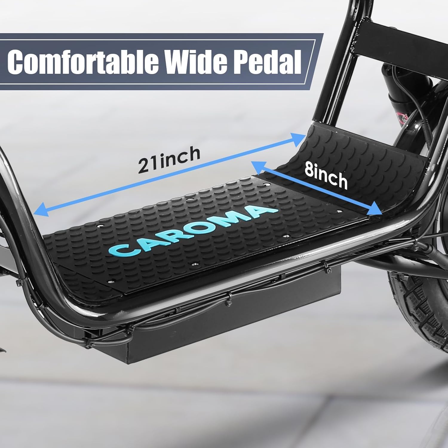 14" Tires Foldable Electric Scooter with Basket for Pets & Cargo, Dual Shock Absorbing 500W/800W/1200W Electric Scooter with Seat