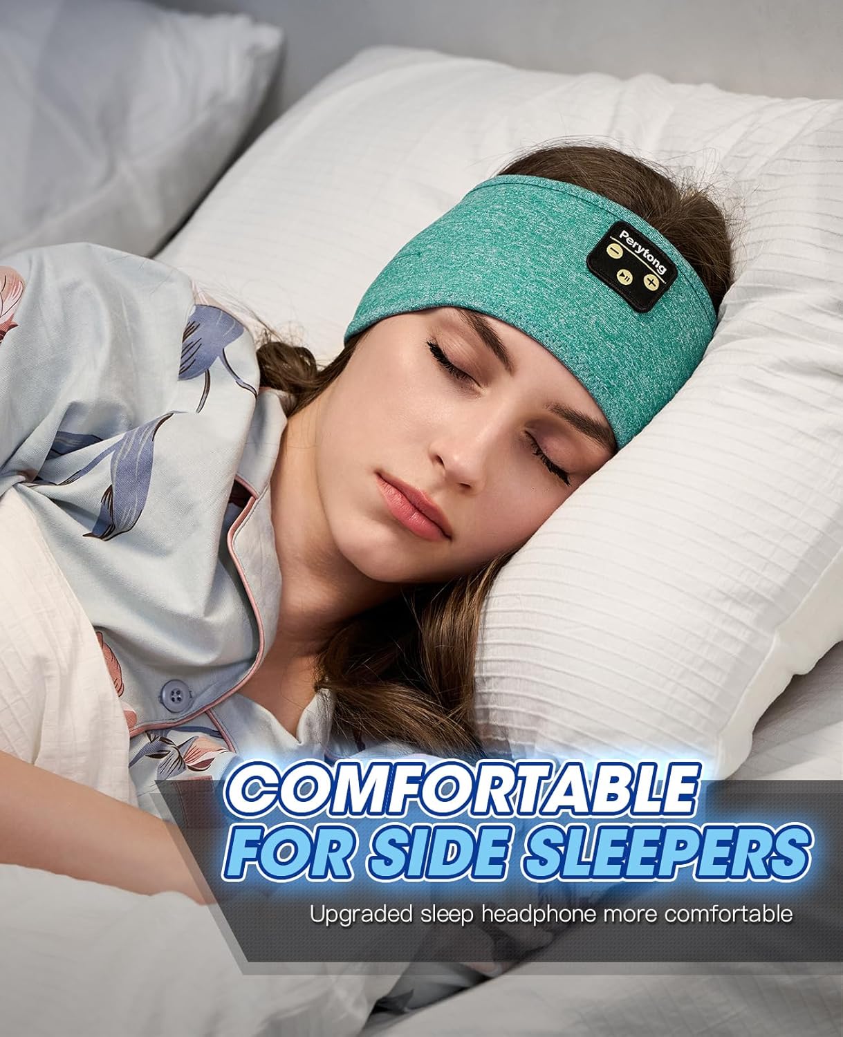 Bluetooth Sports Headband Headphones with Ultra-Thin HD Stereo Speakers Perfect for Sleeping, Workout, Air Travel, and Much More