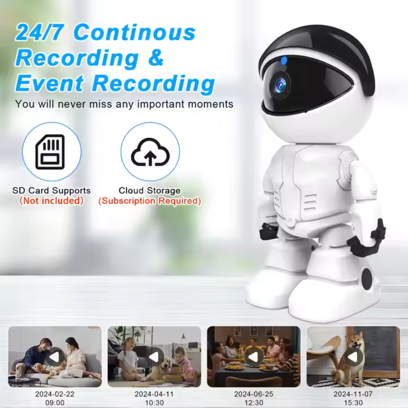 Smart Robot WIFI IP Camera 1080P HD Baby Monitor & Home Security