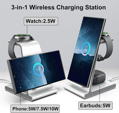 Wireless Charger for Samsung S25 Ultra, Charging Station for Multiple Samsung Devices
