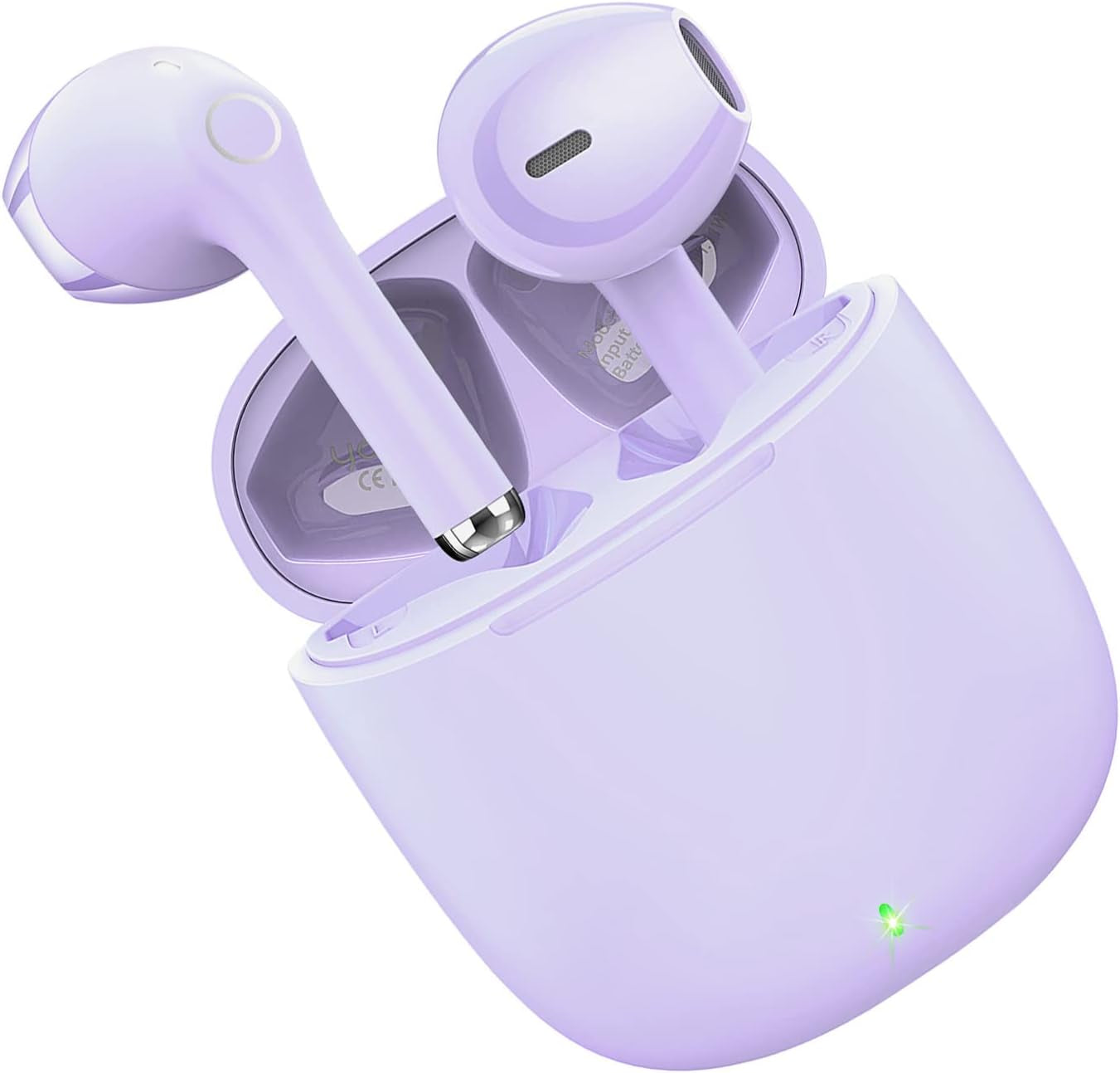 Wireless Earbuds Bluetooth, Wireless Headphones Hifi Stereo, IPX5 Waterproof Wireless Earphones Touch Control, Bluetooth Earphones 5.1 Built-In Microphone, USB-C Charging with Sport/Fitness