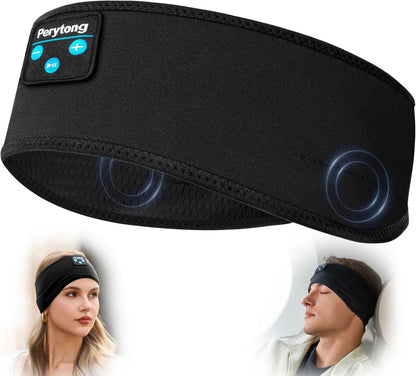 Bluetooth Sports Headband Headphones with Ultra-Thin HD Stereo Speakers Perfect for Sleeping, Workout, Air Travel, and Much More
