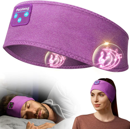 Bluetooth Sports Headband Headphones with Ultra-Thin HD Stereo Speakers Perfect for Sleeping, Workout, Air Travel, and Much More
