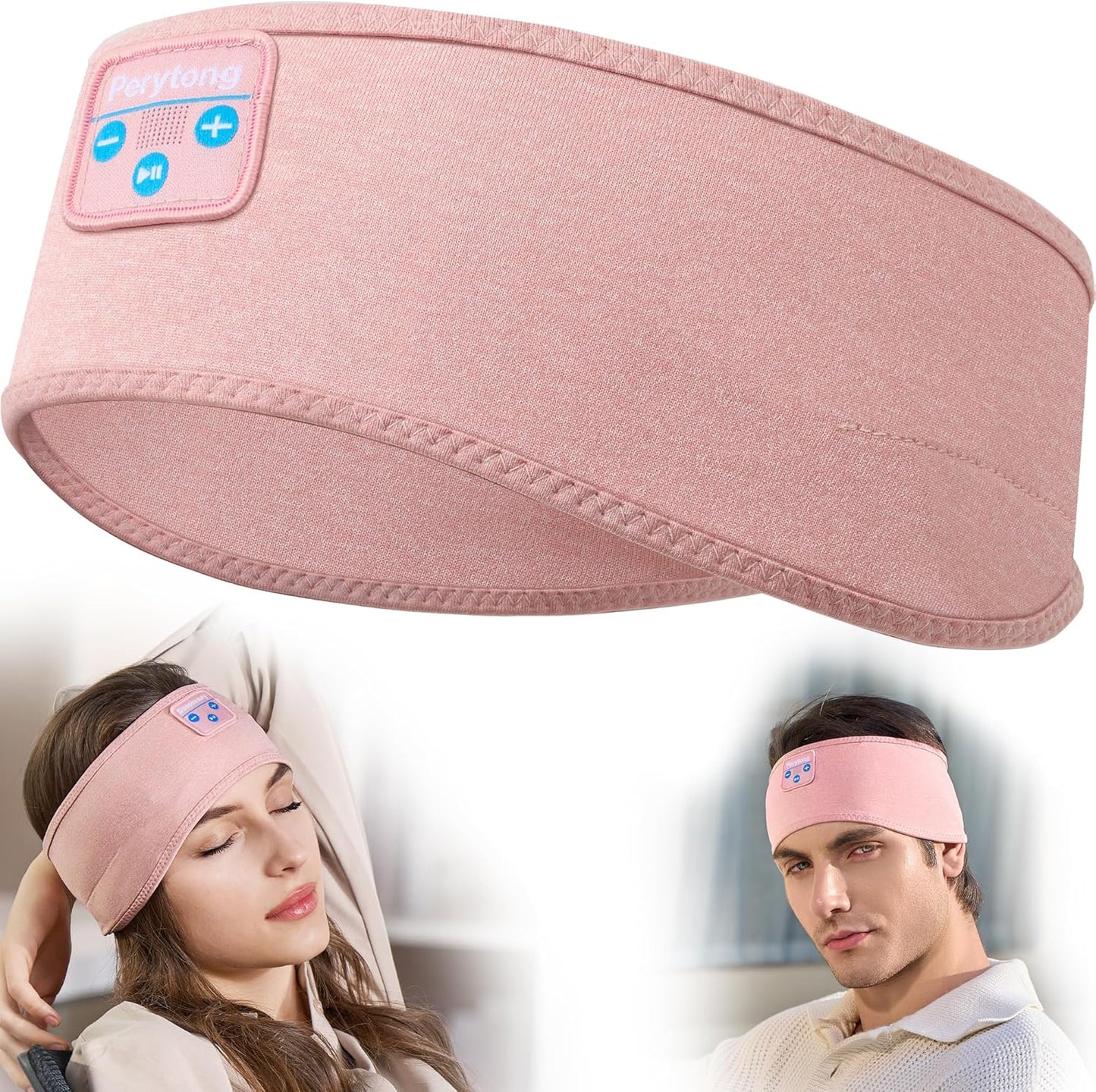 Bluetooth Sports Headband Headphones with Ultra-Thin HD Stereo Speakers Perfect for Sleeping, Workout, Air Travel, and Much More