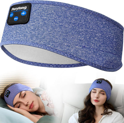 Bluetooth Sports Headband Headphones with Ultra-Thin HD Stereo Speakers Perfect for Sleeping, Workout, Air Travel, and Much More