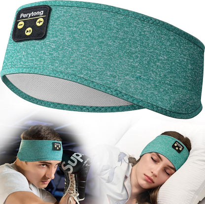 Bluetooth Sports Headband Headphones with Ultra-Thin HD Stereo Speakers Perfect for Sleeping, Workout, Air Travel, and Much More