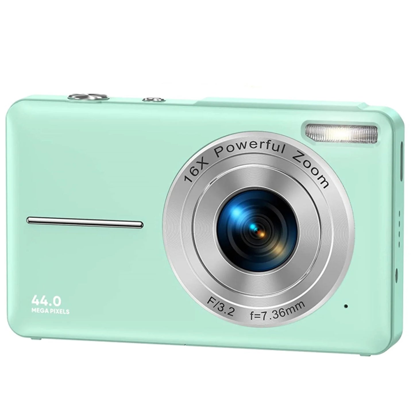 1080P Digital Camera 44MP 16X Digital Zoom Compact Point and Shoot Portable Small Starter Camera 
