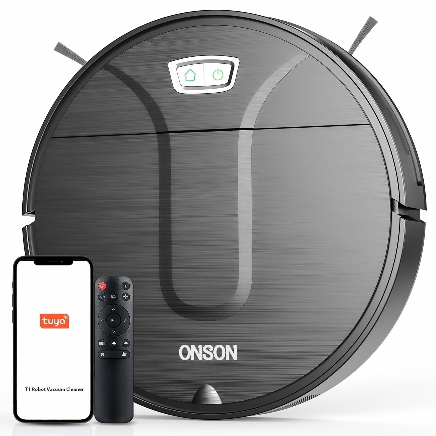 Robot Vacuum Cleaner, 2 in 1 Robot Vacuum and Mop Combo for Pet Hair, Hard Floor