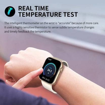 Wireless Charging Smartwatch Bluetooth - Custom Watch Face - Multiple Colors to Choose From