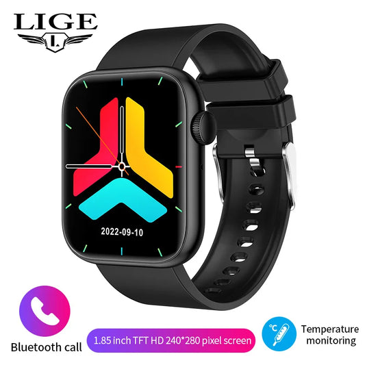 Wireless Charging Smartwatch Bluetooth - Custom Watch Face - Multiple Colors to Choose From