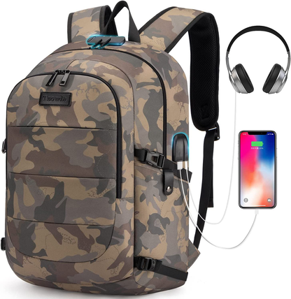 Travel Laptop Backpack Water Resistant Anti-Theft with USB Charging Port 14/15.6 Inch Computer Business Backpacks