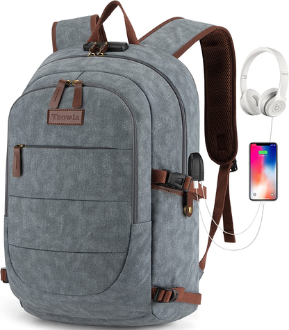 Travel Laptop Backpack Water Resistant Anti-Theft with USB Charging Port 14/15.6 Inch Computer Business Backpacks