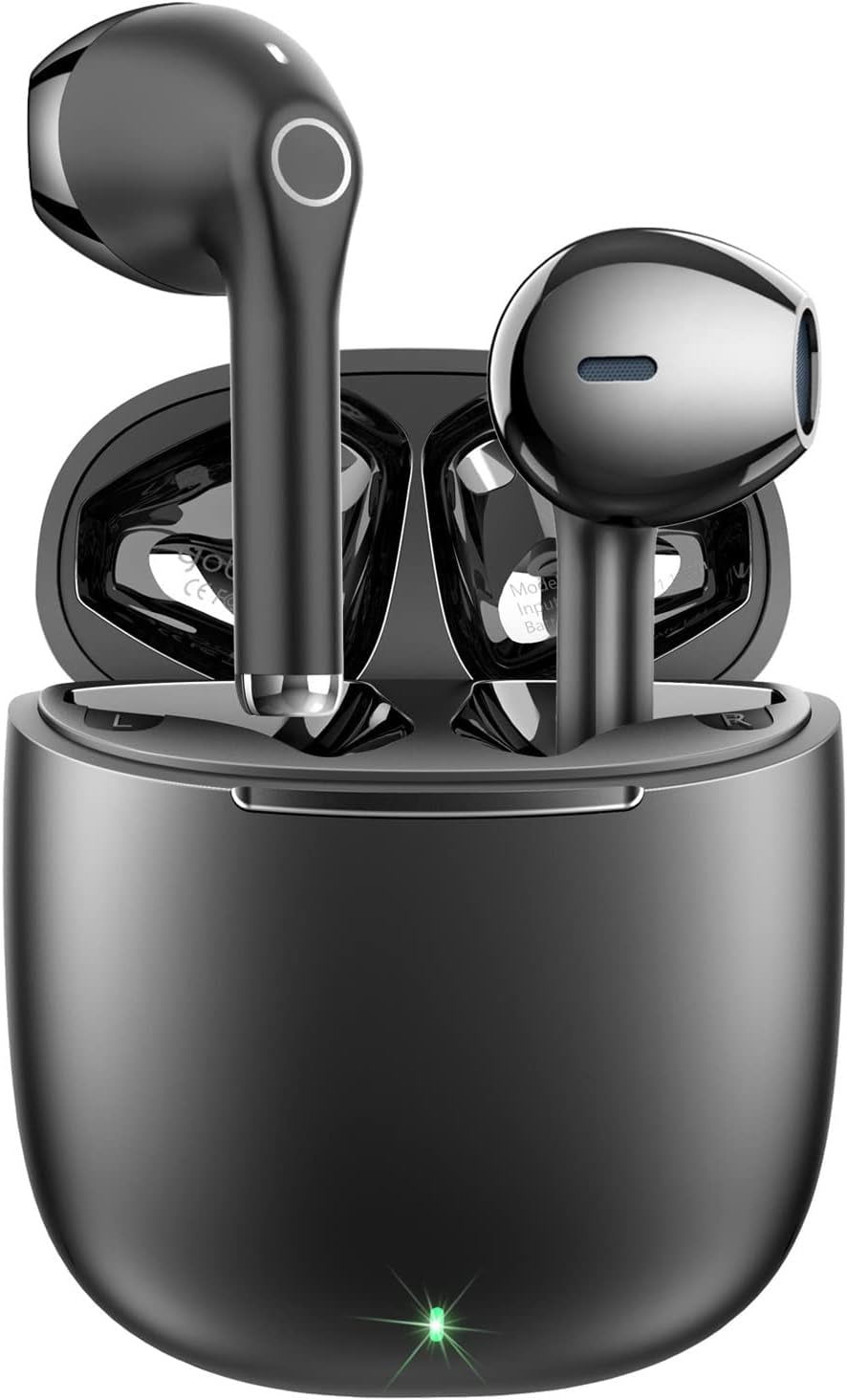 Wireless Earbuds Bluetooth, Wireless Headphones Hifi Stereo, IPX5 Waterproof Wireless Earphones Touch Control, Bluetooth Earphones 5.1 Built-In Microphone, USB-C Charging with Sport/Fitness