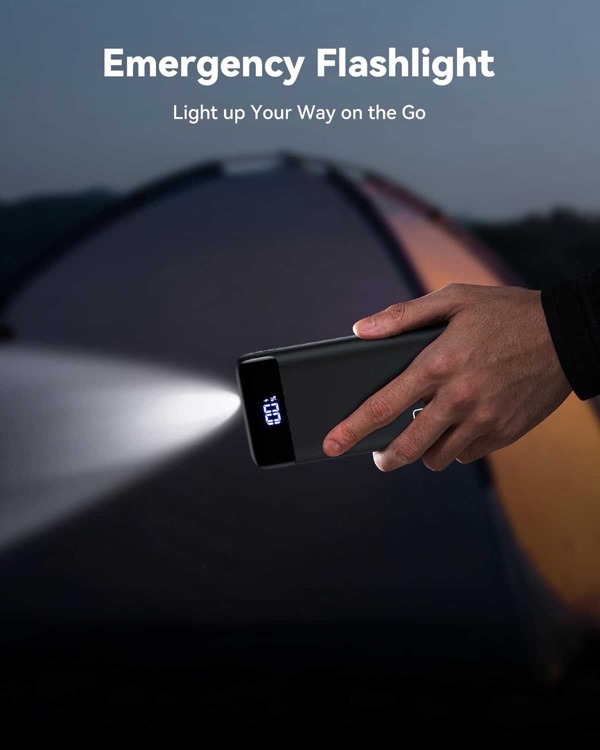 Portable Charger LED Display Phone Battery Pack Compatible with Iphone 16 15 14 13 Pro Samsung S23 Google Ipad Tablet, Etc