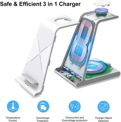 Wireless Charger for Samsung S25 Ultra, Charging Station for Multiple Samsung Devices