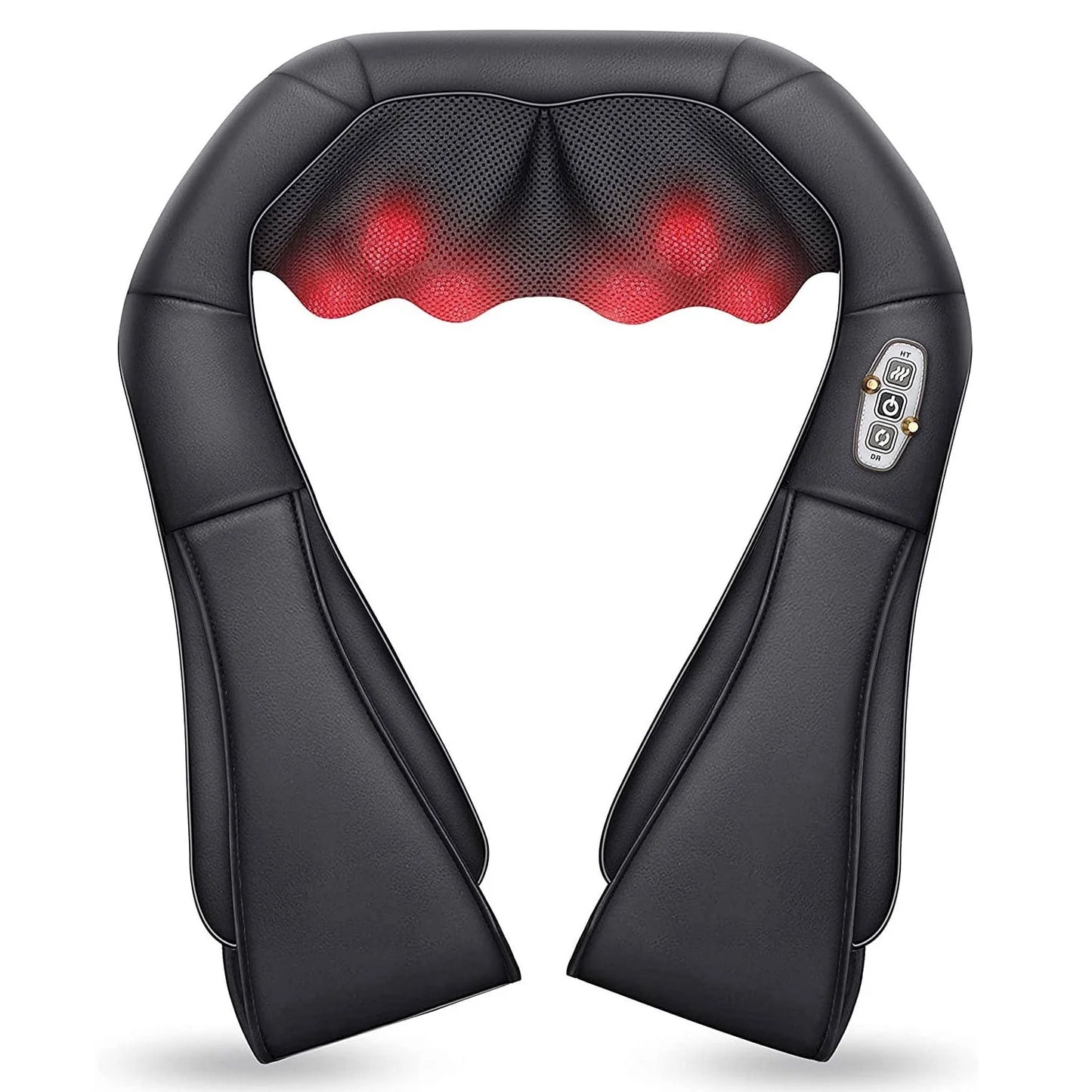 Shiatsu Shoulder Neck Massager with Heat, 4D Deep Kneading Back Massager 