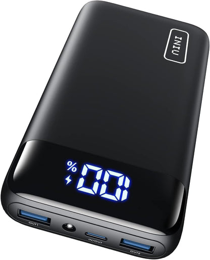 Portable Charger LED Display Phone Battery Pack Compatible with Iphone 16 15 14 13 Pro Samsung S23 Google Ipad Tablet, Etc